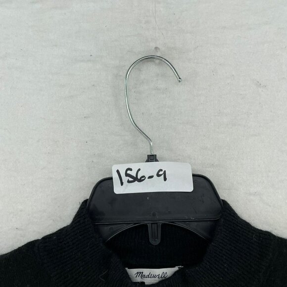 Madewell Sweater Women's Sz 2XS Black Turtle Neck Merino Alpaca Blend Pullover - Picture 13 of 13